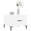 sofabord 50x50x40 cm konstrueret træ hvid