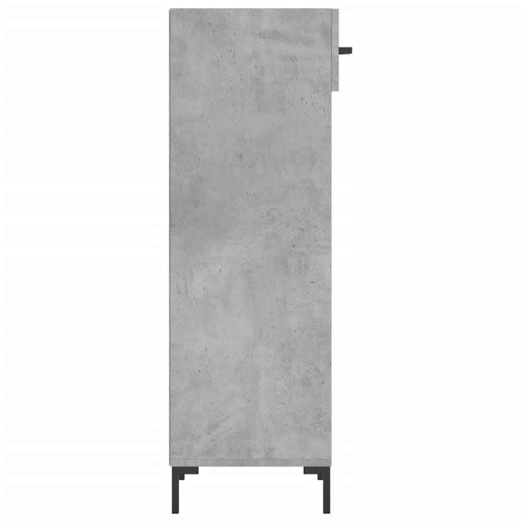 skoreol 30x35x105 cm konstrueret træ betongrå