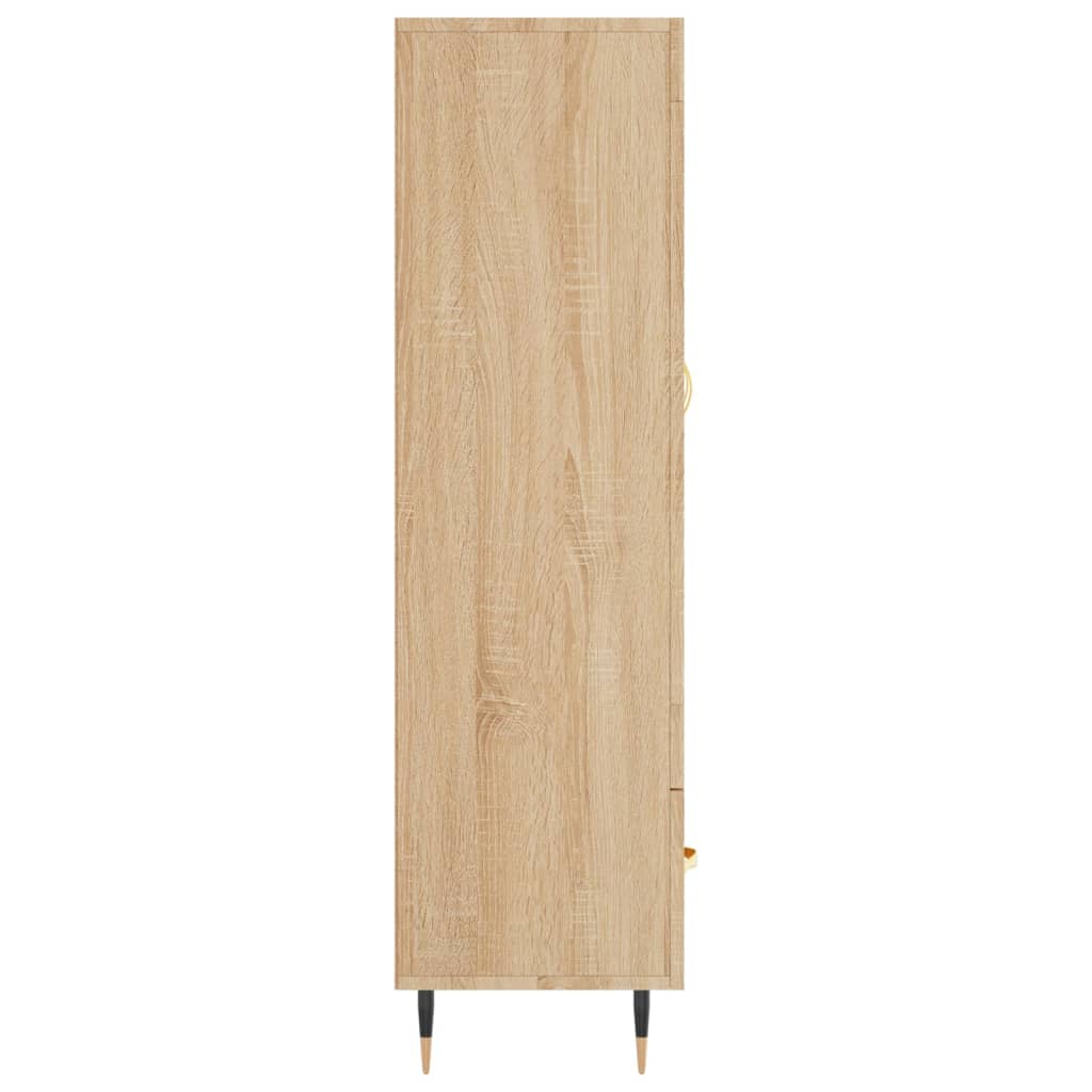 skab 69,5x31x115 cm konstrueret træ sonoma-eg