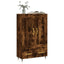 skab 69,5x31x115 cm konstrueret træ røget sonoma-eg