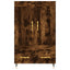 skab 69,5x31x115 cm konstrueret træ røget sonoma-eg