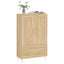skab 69,5x31x115 cm konstrueret træ sonoma-eg