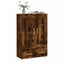 skab 69,5x31x115 cm konstrueret træ røget sonoma-eg