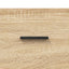 skab 69,5x31x115 cm konstrueret træ sonoma-eg
