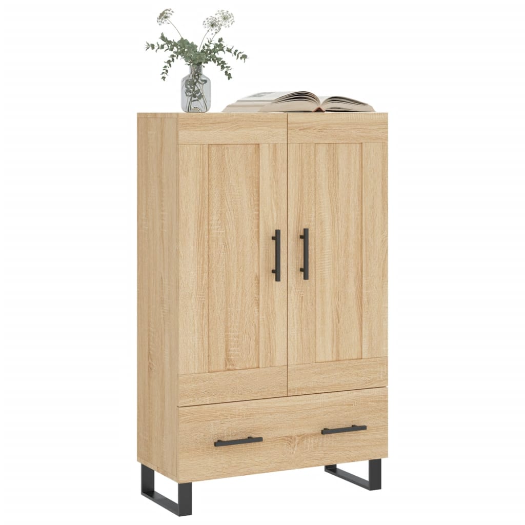 skab 69,5x31x115 cm konstrueret træ sonoma-eg