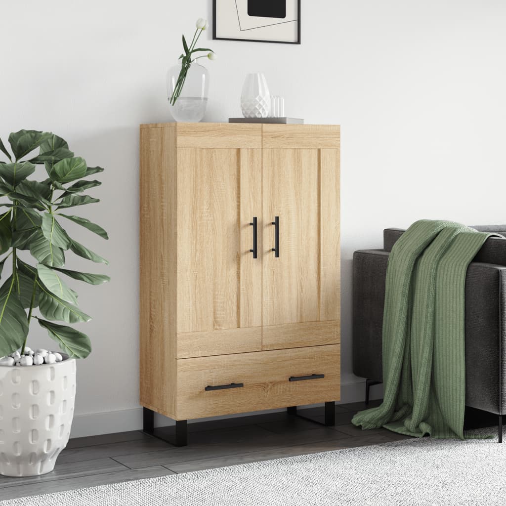 skab 69,5x31x115 cm konstrueret træ sonoma-eg