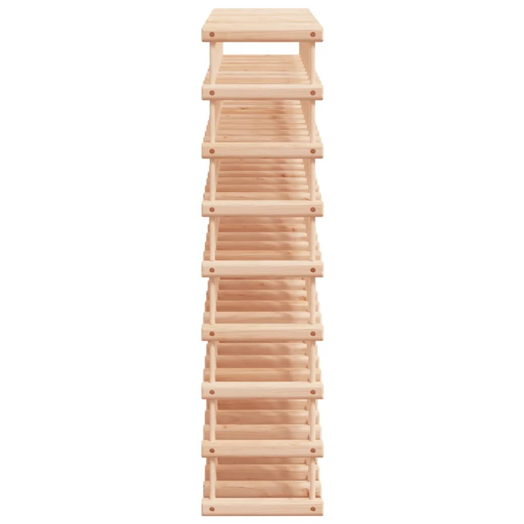 vinreol til 72 flasker 90,5x23x90,5 cm massivt fyrretræ
