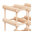 vinreol til 72 flasker 90,5x23x90,5 cm massivt fyrretræ