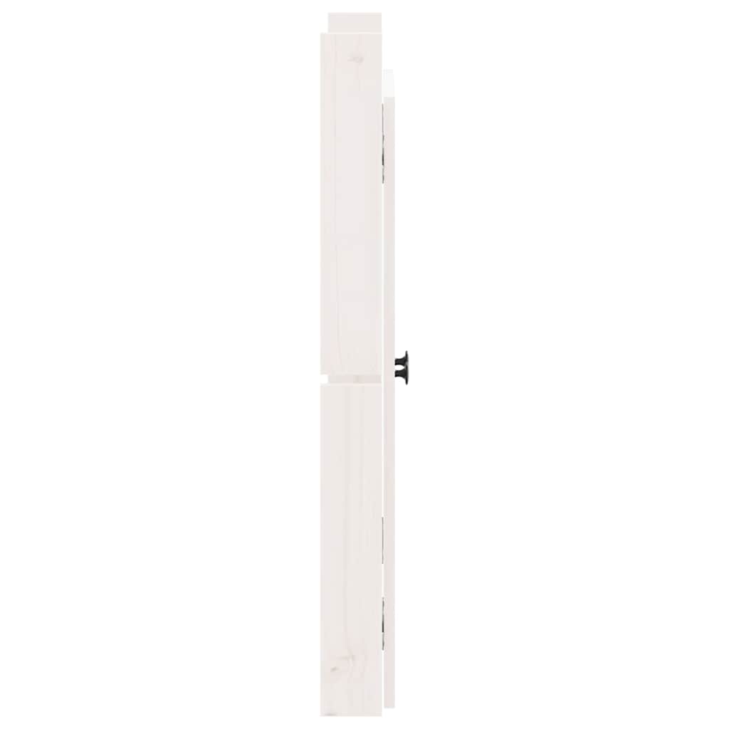 låge til udendørs køkkenskab MEPPEL 50x9x82 cm massivt fyrretræ hvid