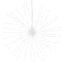 lysende starburst-dekoration 140 LED'er 17 cm varmt hvidt lys