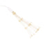 lysende starburst-dekoration 140 LED'er 17 cm varmt hvidt lys