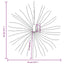 lysende starburst-dekoration 4 stk. 140 LED'er 17 cm flerfarvet