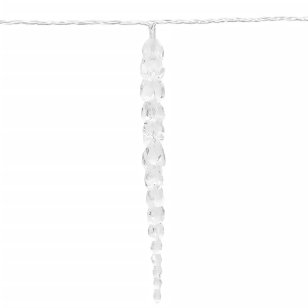 jule-istaplys 100 LED'er varm hvid 10 m akryl PVC