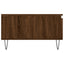 sofabord 90x60x35 cm konstrueret træ brun egetræsfarve