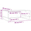 sofabord 90x60x35 cm konstrueret træ sonoma-eg