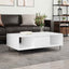 sofabord 104x60x35 cm konstrueret træ hvid