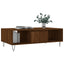 sofabord 104x60x35 cm konstrueret træ brun egetræsfarve