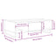 sofabord 104x60x35 cm konstrueret træ sonoma-eg