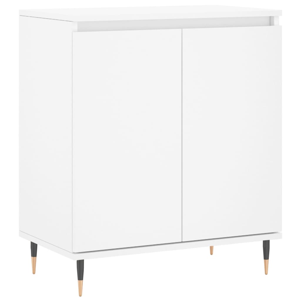 skænk 60x35x70 cm konstrueret træ hvid