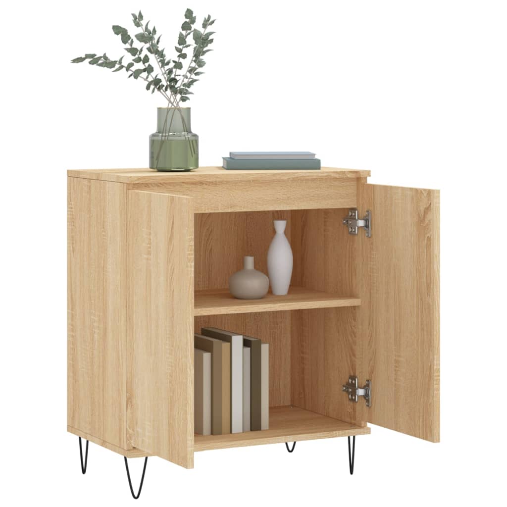 skænk 60x35x70 cm konstrueret træ sonoma-eg