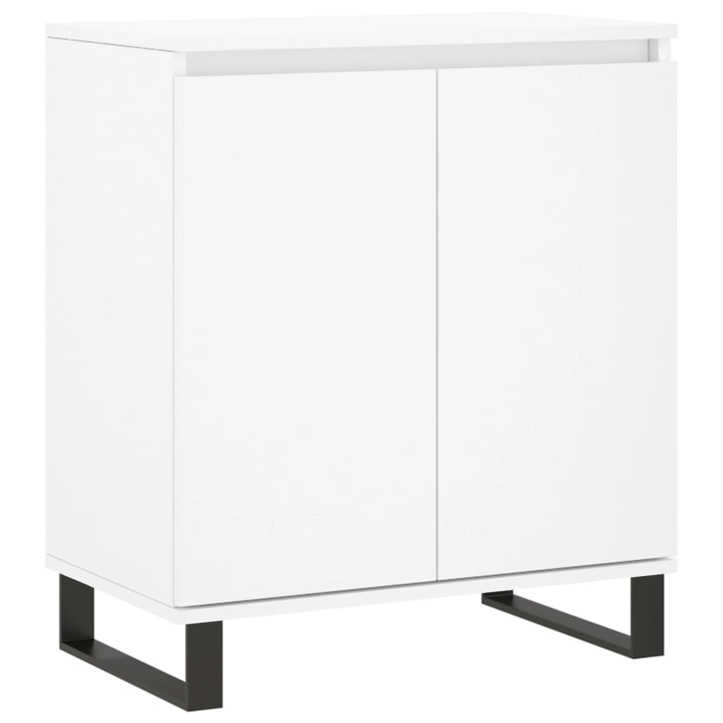 skænk 60x35x70 cm konstrueret træ hvid