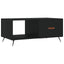 sofabord 90x50x40 cm konstrueret træ sort