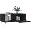 sofabord 90x50x40 cm konstrueret træ sort