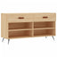 skobænk 102x35x55 cm konstrueret træ sonoma-eg
