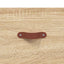 skobænk 102x35x55 cm konstrueret træ sonoma-eg