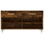 skobænk 102x35x55 cm konstrueret træ røget egetræsfarve