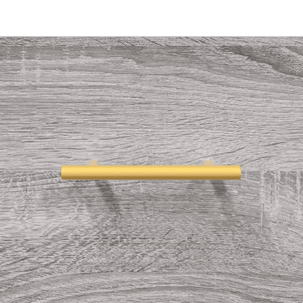 skobænk 102x35x55 cm konstrueret træ grå sonoma-eg