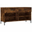 skobænk 102x35x55 cm konstrueret træ røget egetræsfarve