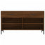 skobænk 102x35x55 cm konstrueret træ brun egetræsfarve