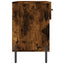 skobænk 102x35x55 cm konstrueret træ røget egetræsfarve