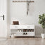 skobænk 102x35x55 cm konstrueret træ hvid