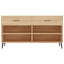 skobænk 102x35x55 cm konstrueret træ sonoma-eg