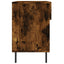 skobænk 102x35x55 cm konstrueret træ røget egetræsfarve