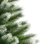 kunstigt juletræ med sne 210 cm hængslet
