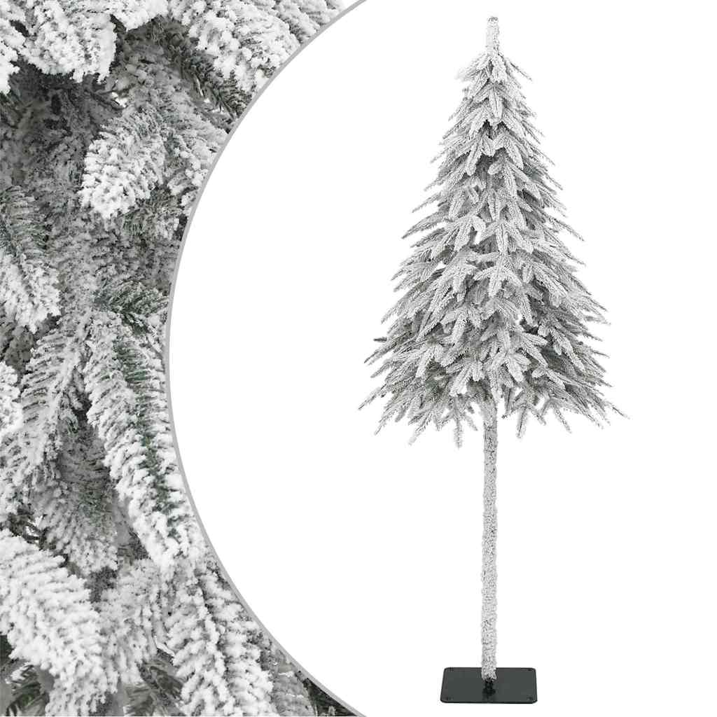 kunstigt juletræ med sne 150 cm