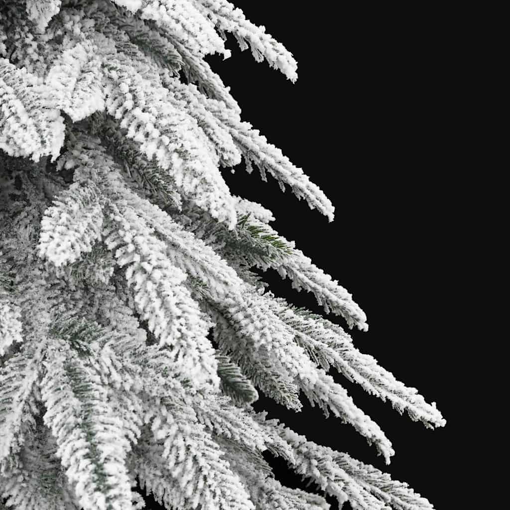 kunstigt juletræ med sne 150 cm
