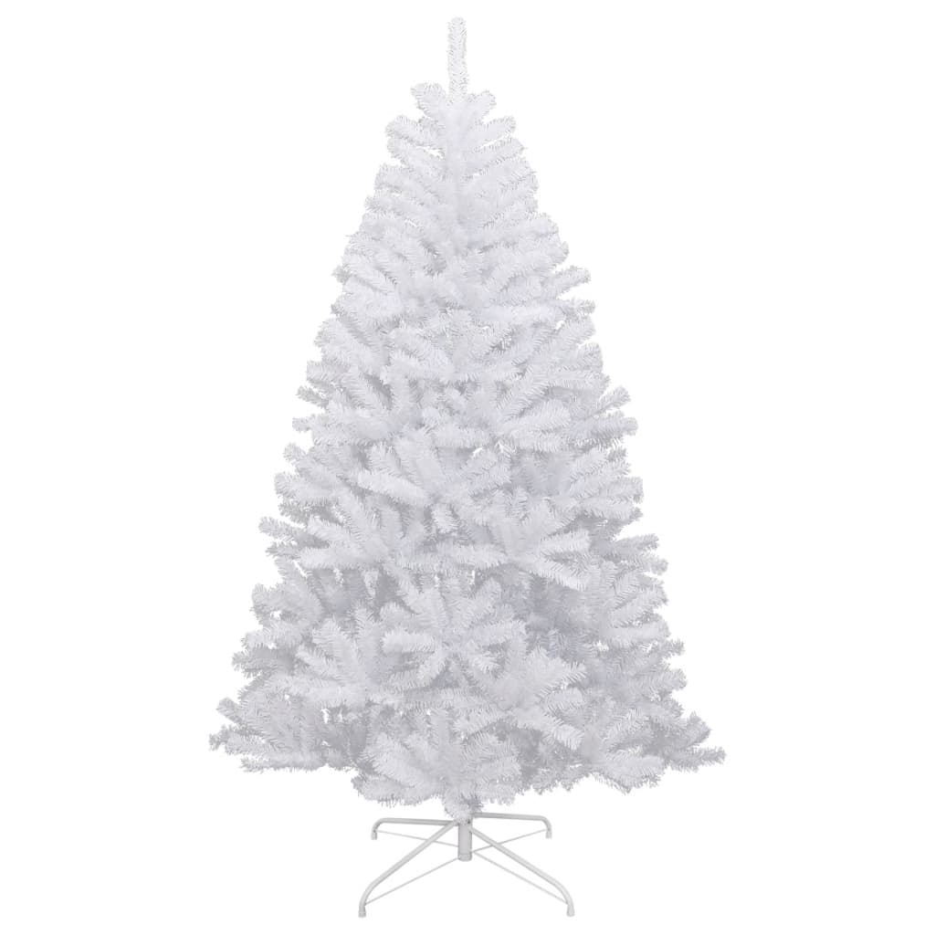 kunstigt juletræ med sne 120 cm hængslet