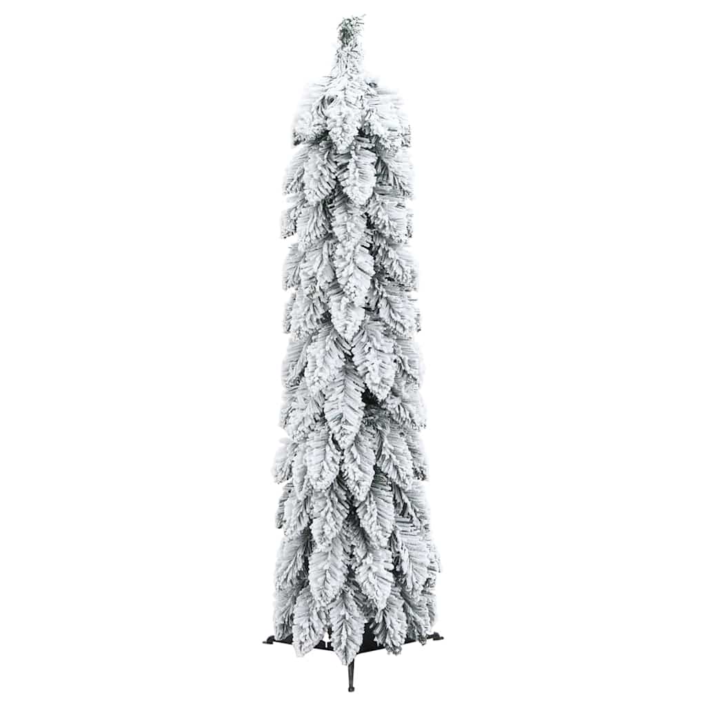 kunstigt juletræ med 45 LED'er og sne 90 cm