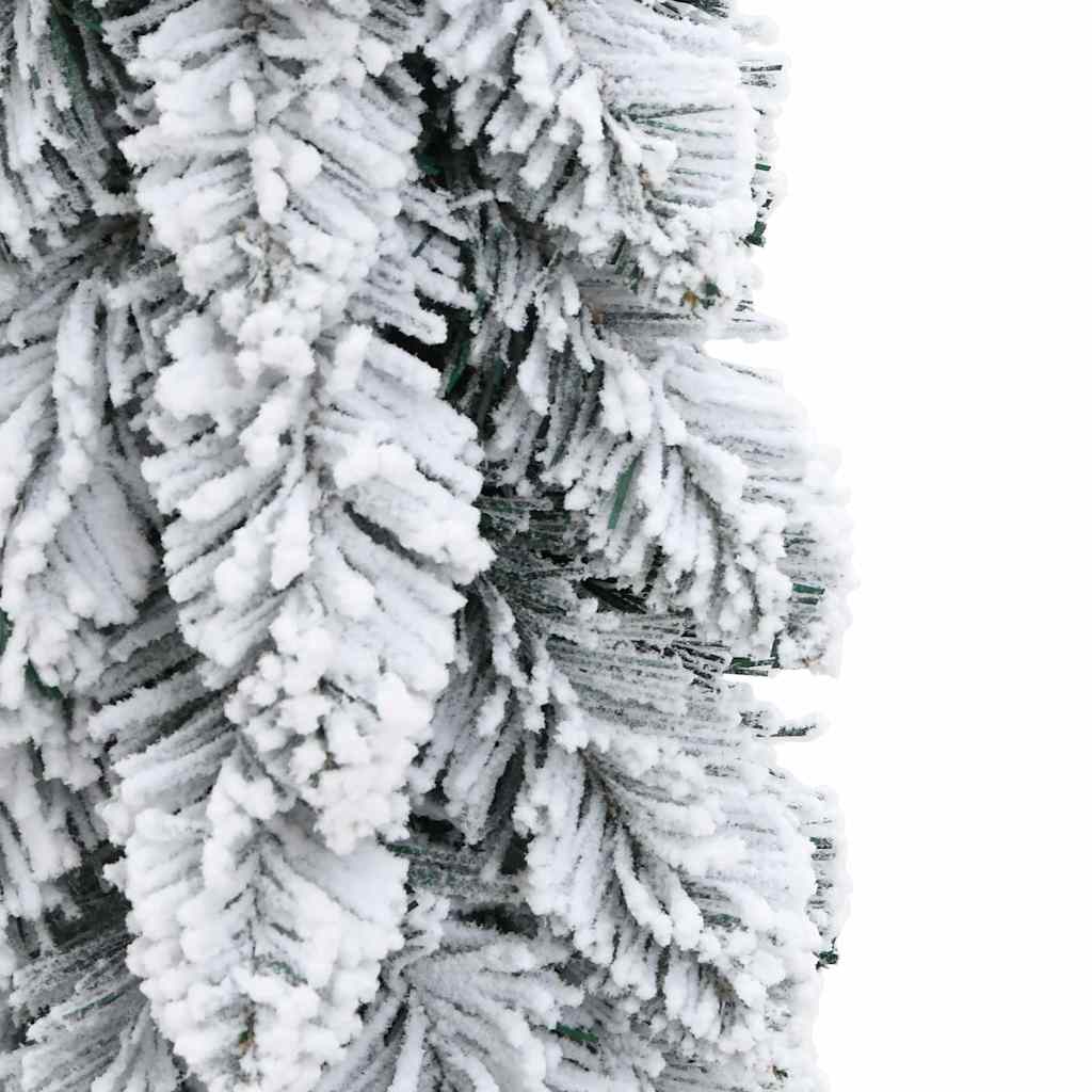 kunstigt juletræ med 45 LED'er og sne 90 cm