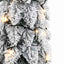 kunstigt juletræ med 45 LED'er og sne 90 cm