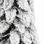 kunstigt juletræ med 80 LED'er og sne 150 cm