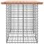 havebord gabiondesign 100x70x72 cm massivt træ Douglas