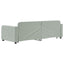 daybed med udtræk 80x200 cm velour lysegrå