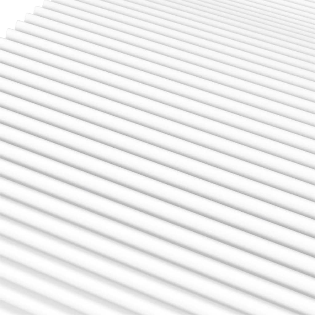 daybed med madras 90x200 cm kunstlæder cremefarvet