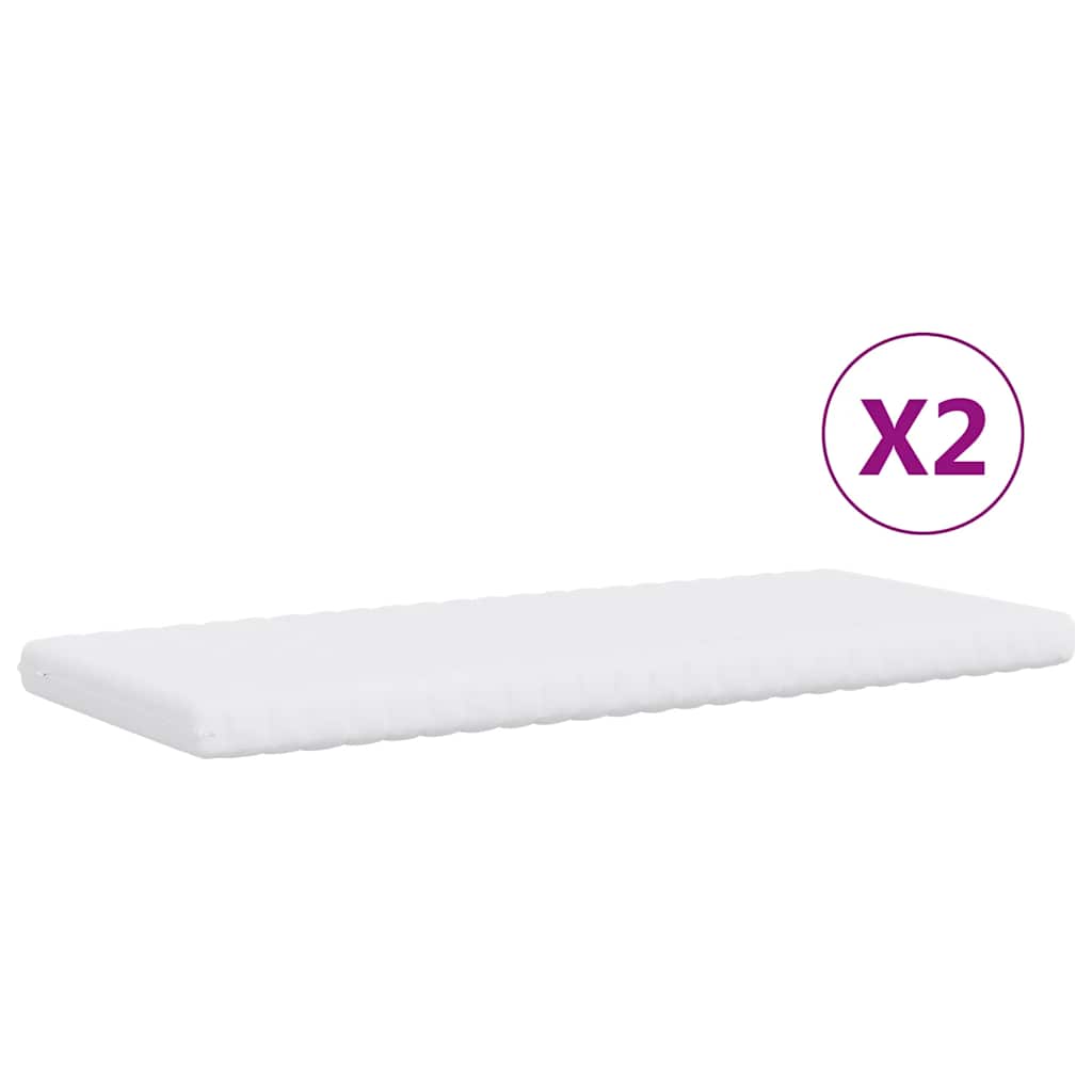 daybed med udtræk og madras 100x200 cm velour gul