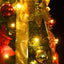 kunstigt juletræ med 200 LED'er 210 cm pop op-funktion grøn